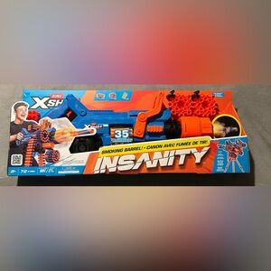 XSHOT Insanity Smoking Barrel Toy Dart Blaster by ZURU/ NWT